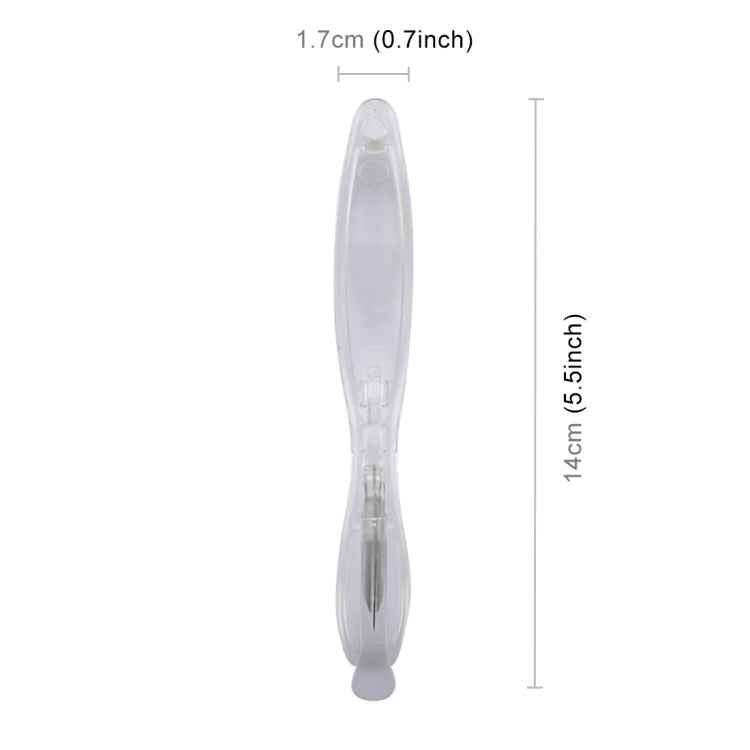 Car Vehicle Fiber Vinyl Film Sticker Wrap Safety Cutter Cutting Styling Wrap Tool(Transparent)