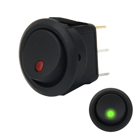 20 Amp 12 Volt Triple Plugs LED ON OFF Rocker Power Switch