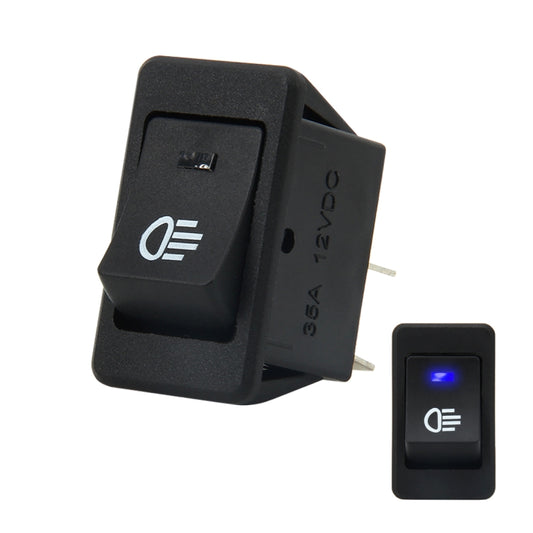 30 Amp 12 Volt Four Plugs LED ON OFF Car Fog Light Switch