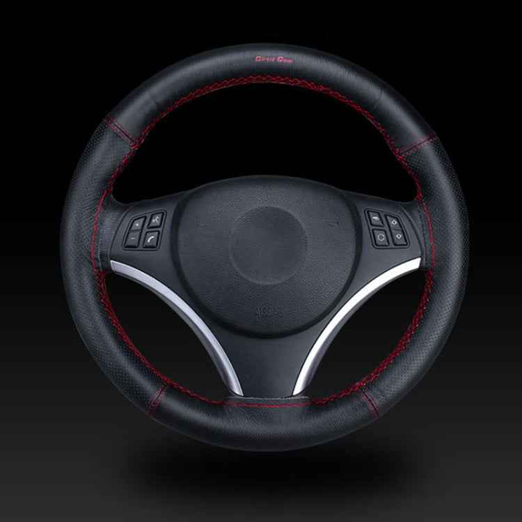 Car Universal Genuine Leather Hand-stitched Steering Wheel Cover The First Layer of Cowhide Laser Hole Hand Sewing Sets