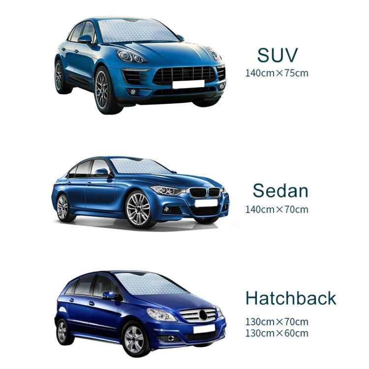 Sun Shade Hatchback Car Windshield Visor Cover Block Front Window Sunshade UV Protect, Size: 130 x 60cm