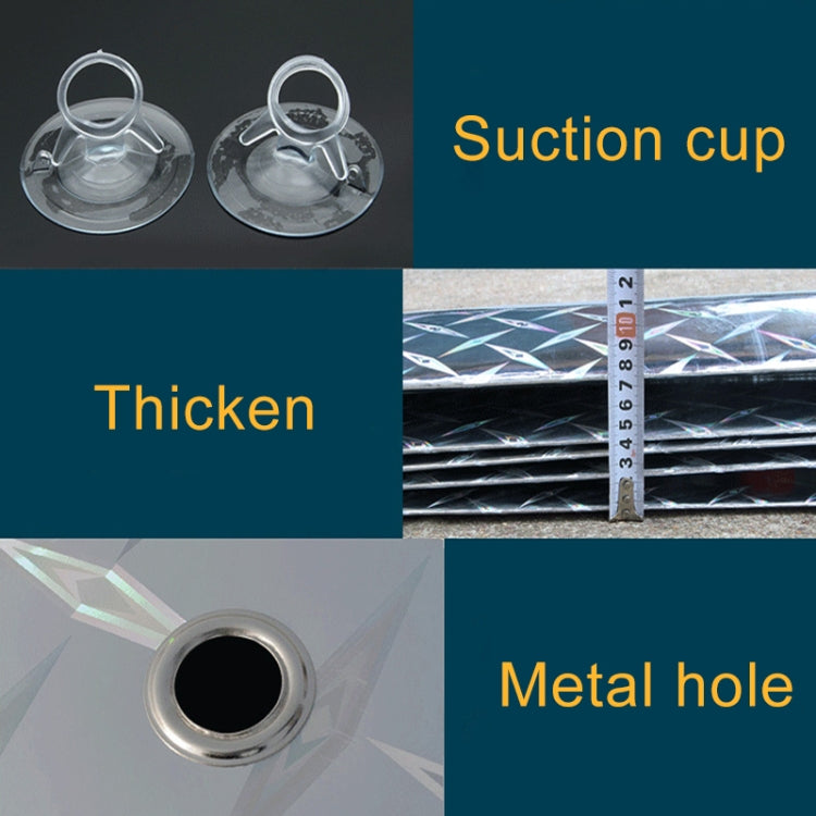Sun Shade Three Compartments Car Windshield Visor Cover Block Front Window Sunshade UV Protect, Size: 140 x 70cm