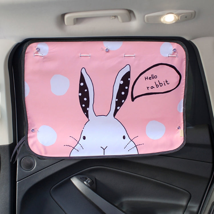 Car Large Rear Window Sunscreen Insulation Window Sunshade Cover, Size: 70*50cm, Bear, Yellow Penguin, Happy Elephant, Happy Forest, Spectacle Bear, Snow Bear, Happy Rabbit, Picnic, A Pony, Giant Panda, Green Dinosaur, Animal World, Three Pony, Zoo    ...