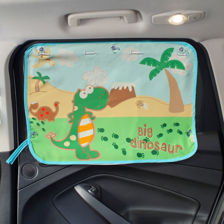 Car Large Rear Window Sunscreen Insulation Window Sunshade Cover, Size: 70*50cm, Three Pony, Zoo, Three Little eagles, Pink Elephant, Little Fox, Underwater World, Deer, Good Friend, Bear, Yellow Penguin, Happy Elephant, Happy Forest, Spectacle Bear   ...
