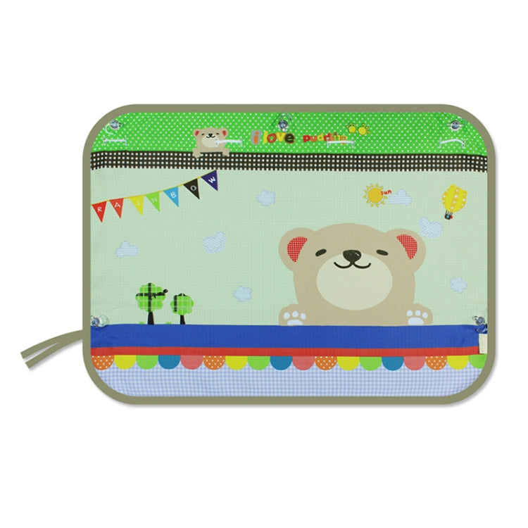 Car Large Rear Window Sunscreen Insulation Window Sunshade Cover, Size: 70*50cm, Bear, Yellow Penguin, Happy Elephant, Happy Forest, Spectacle Bear, Snow Bear, Happy Rabbit, Picnic, A Pony, Giant Panda, Green Dinosaur, Animal World, Three Pony, Zoo    ...