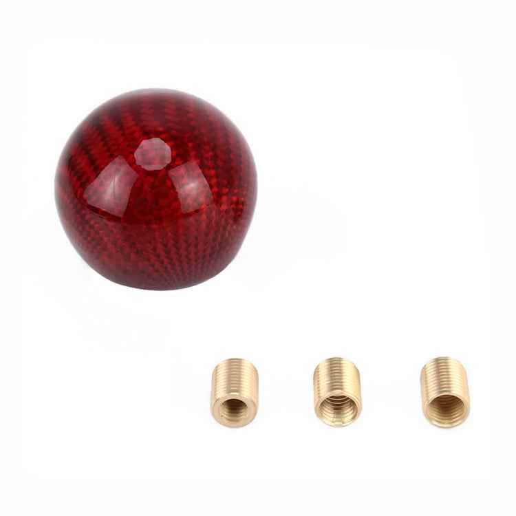Universal Vehicle Car Shifter Cover Manual Automatic Carbon Fiber Ball Gear Shift Knob
