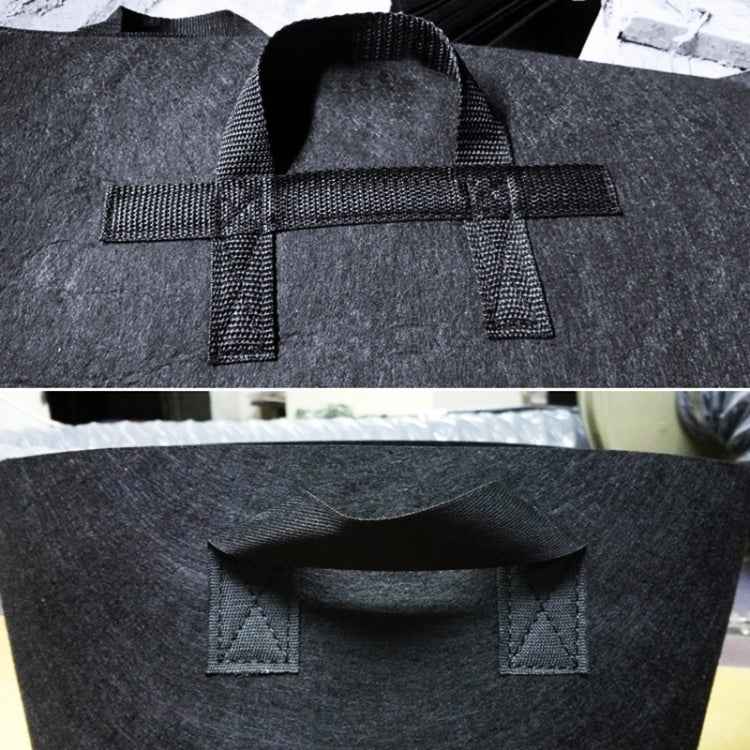 15 Gallon Planting Grow Bag Thickened Non-woven Aeration Fabric Pot Container with Handle