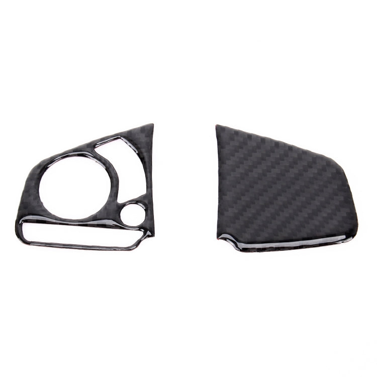 2 in 1 Carbon Fiber Steering Wheel Button Trim Interior DIY Sticker for Honda Civic 10th Gen 2016-2019(General), Button Trim