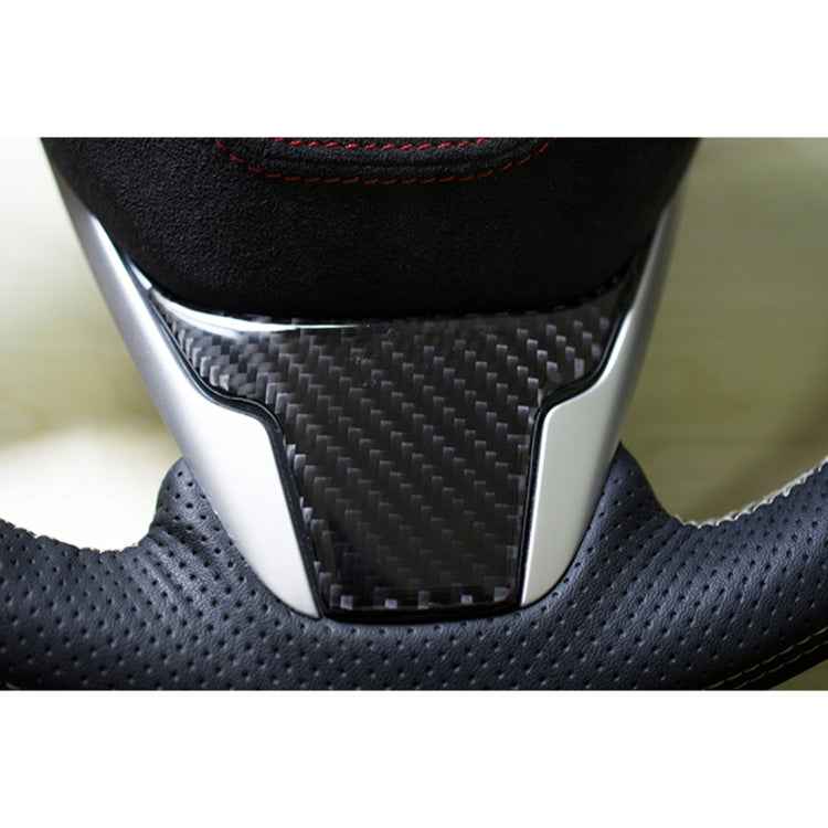 Carbon Fiber Steering Wheel Cover Trim Decal Interior DIY Decorative Sticker for Honda Civic 10th Gen 2016-2019