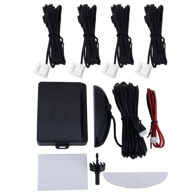 Car Buzzer Reverse Backup Radar System - Premium Quality 4 Parking Sensors Car Reverse Backup Radar System with LCD Display