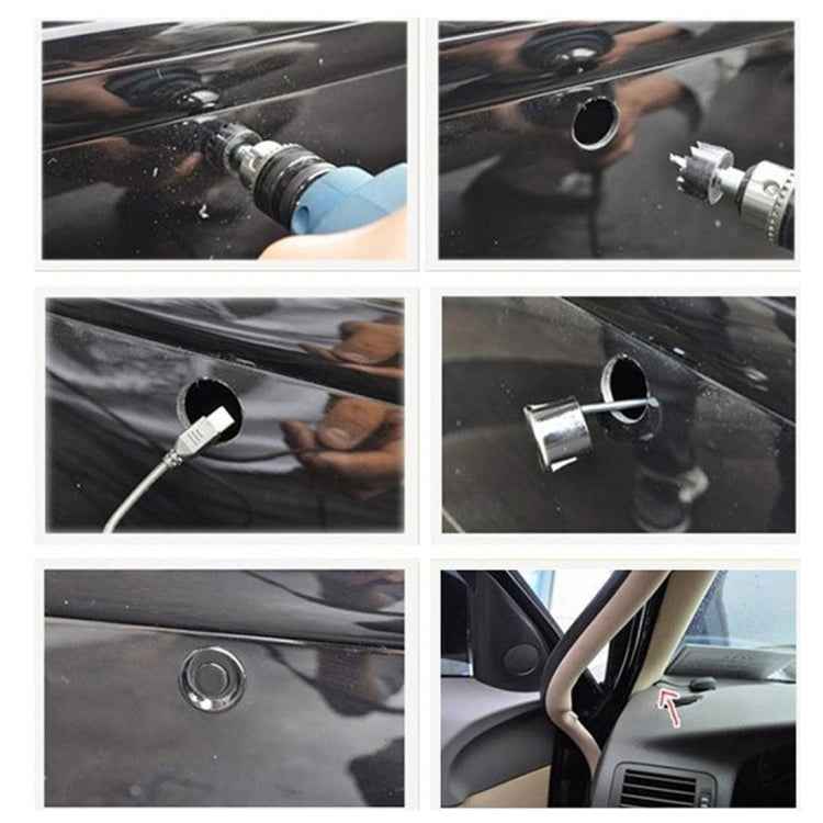 Car Buzzer Reverse Backup Radar System - Premium Quality 4 Parking Sensors Car Reverse Backup Radar System with LCD Display