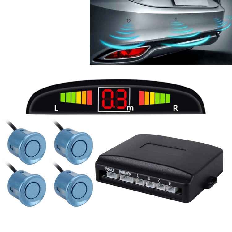 Car Buzzer Reverse Backup Radar System - Premium Quality 4 Parking Sensors Car Reverse Backup Radar System with LCD Display