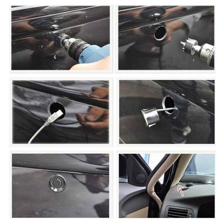 Car Buzzer Reverse Backup Radar System - Premium Quality 4 Parking Sensors Car Reverse Backup Radar System with LCD Display