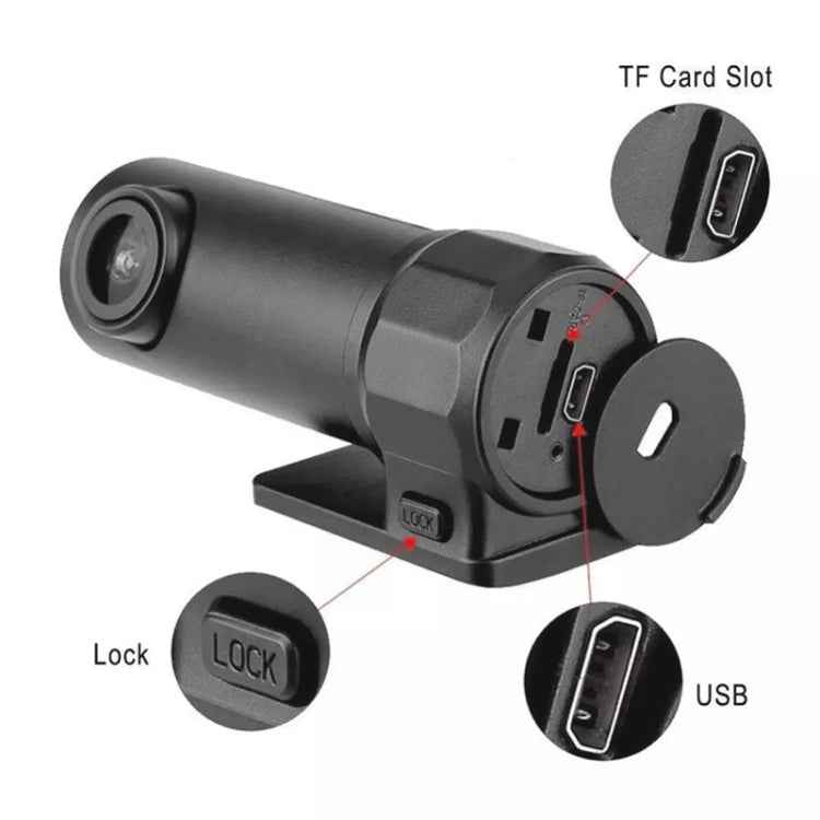 Mini Car Dash Camera WiFi Monitor Full HD Dashcam Video Recorder Camcorder Motion Detection, Support TF Card & Android & IOS