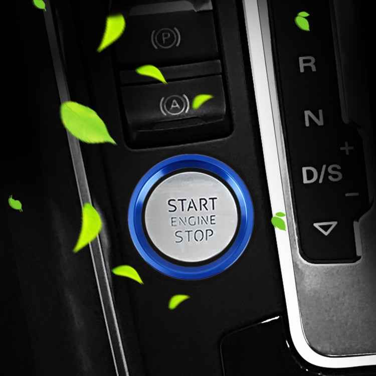Car Engine Start Key Push Button Ring Trim Aluminum Alloy Sticker Decoration for Audi