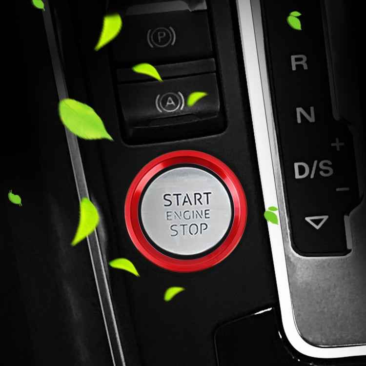 Car Engine Start Key Push Button Ring Trim Aluminum Alloy Sticker Decoration for Audi