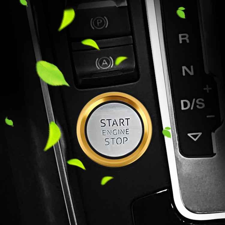 Car Engine Start Key Push Button Ring Trim Aluminum Alloy Sticker Decoration for Audi