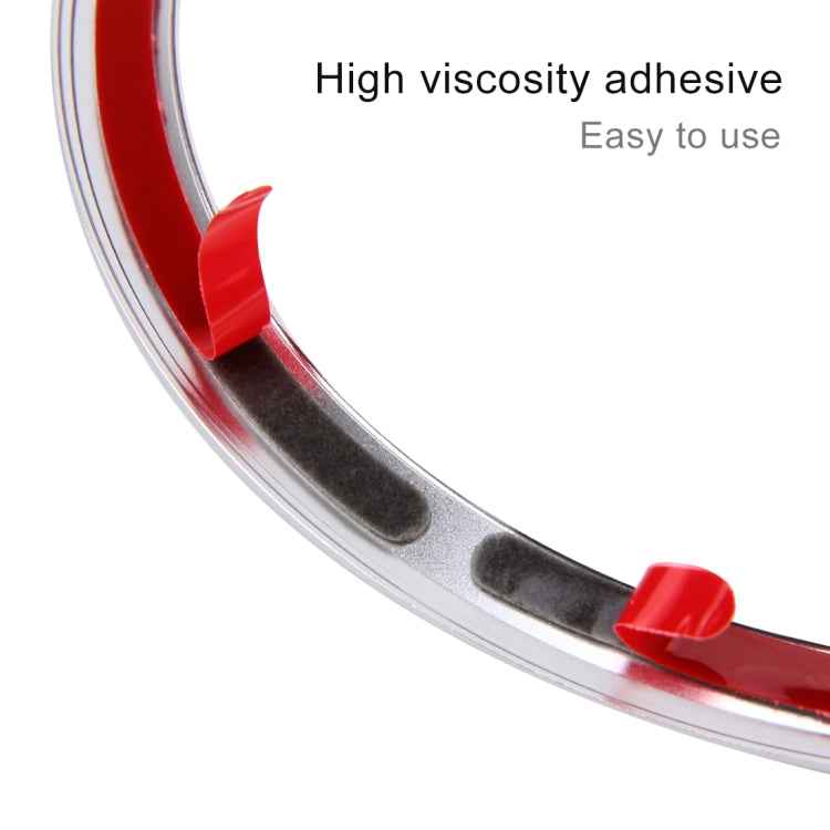 Car Auto Steering Wheel Aluminum Alloy Ring Cover Trim Sticker Decoration for Jaguar