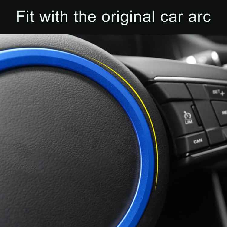 Car Auto Steering Wheel Aluminum Alloy Ring Cover Trim Sticker Decoration for Jaguar