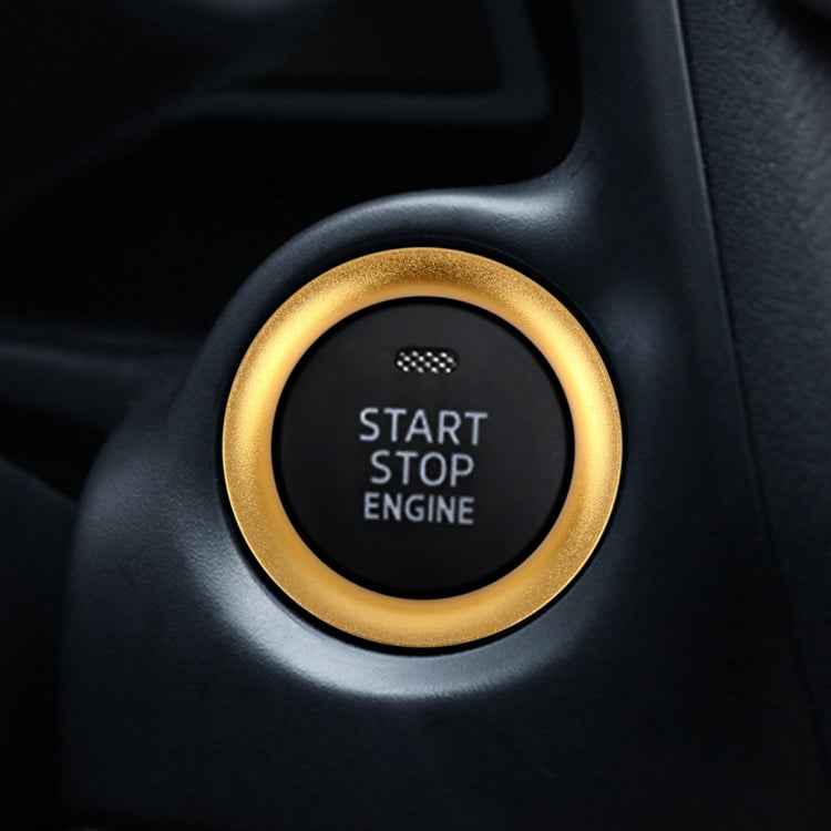 Car Engine Start Key Push Button Ring Trim Aluminum Alloy Sticker Decoration for Mazda