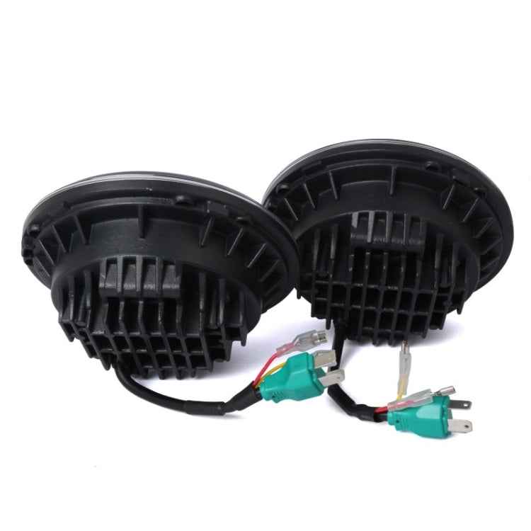 2 PCS 7 inch IP68 Waterproof 6500K 75W CREE LED Headlight Hi/Lo Beam Driving Lamp for Jeep Wrangler JK TJ LJ