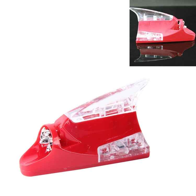 CB-073 Colorful Warning Light Wind Power Shark Fin Antenna Car Decoration