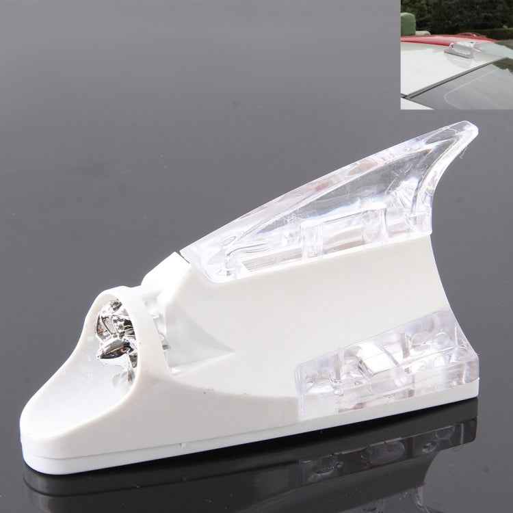 CB-073 Colorful Warning Light Wind Power Shark Fin Antenna Car Decoration