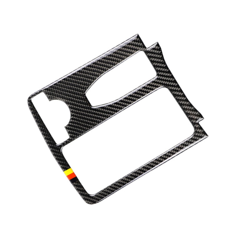 Car German Flag Carbon Fiber Right Drive Gear Position Panel Decorative Sticker for Mercedes-Benz W204 2007-2013 / W212 2010-2012