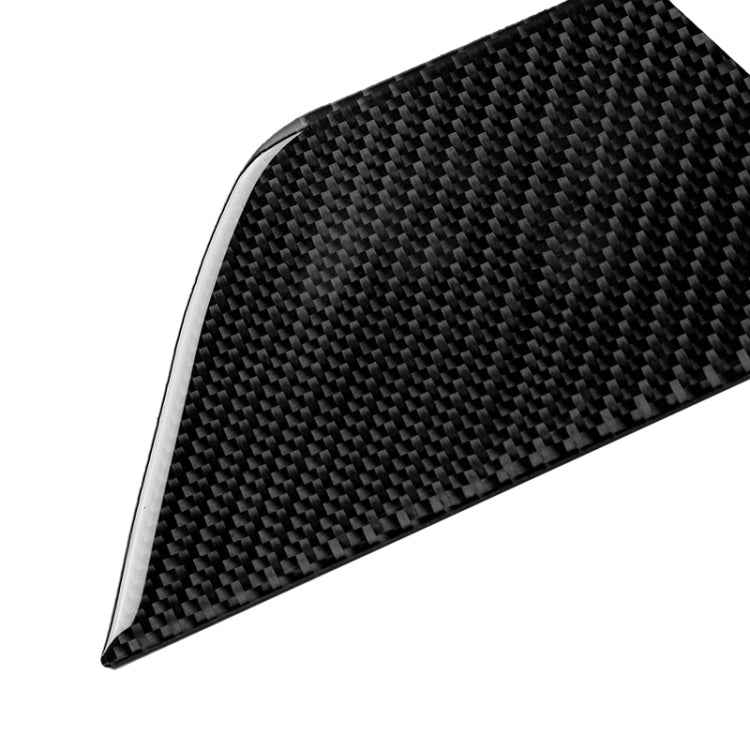 2 PCS Car Carbon Fiber Right Drive Seat Adjustment Panel Decorative Sticker for Mercedes-Benz W204 2007-2013