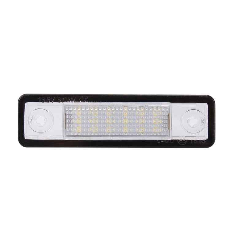 2 PCS DC 12V 2W 120LM 6000K LED License Plate Light 18-SMD Bulbs Lamps for Astra F 91-98, G Estate(F69) 98-05, Opel Corsa B 93-00, Omega A 86-94