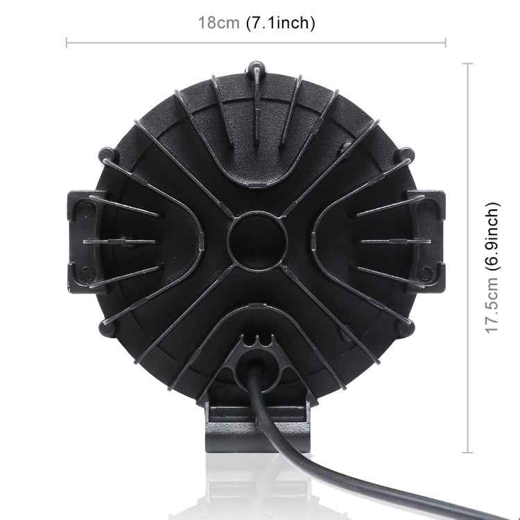 2 PCS 51W 3500LM 6500K White Light  17 LED Waterproof Car Boat Marine Work Lights Spotlight LED Bulbs, 30 Degrees Adjustable, DC 10-30V