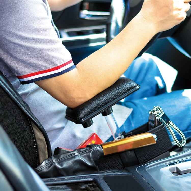 Universal Car Multi-functional Console Side Pocket Seat Gap Side Storage Box with Elbow Support Pad