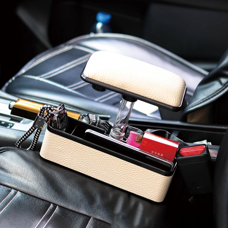 Universal Car Multi-functional Console Side Pocket Seat Gap Side Storage Box with Elbow Support Pad, with Pad