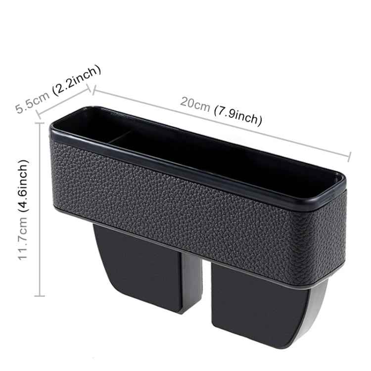 Universal Car Multi-functional Console Side Pocket Seat Gap Side Storage Box, without Pad