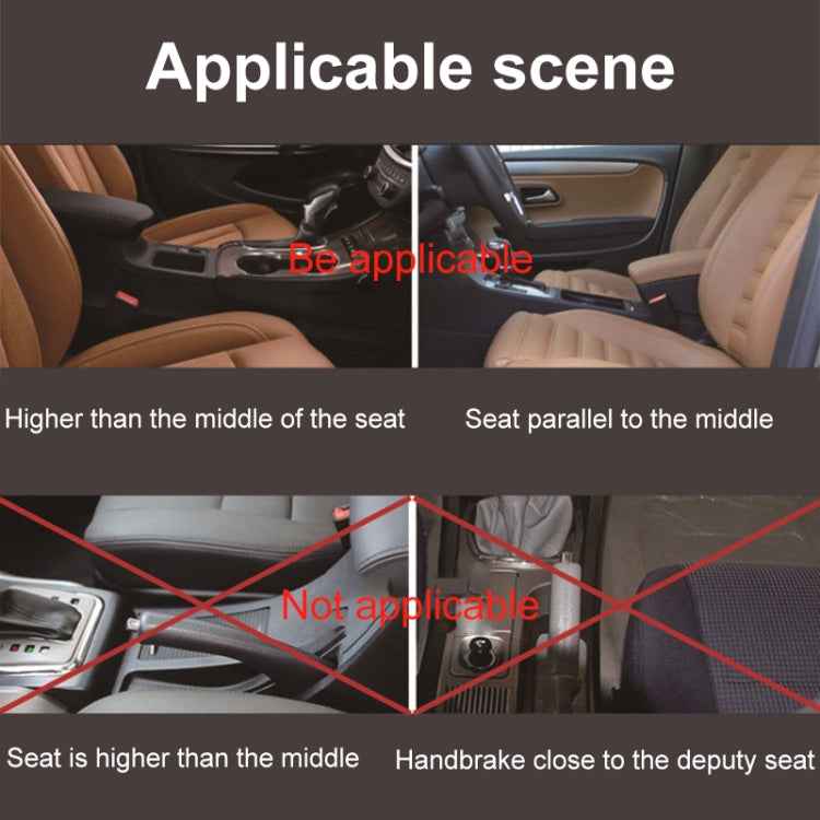 Universal Car Multi-functional Console Side Pocket Seat Gap Side Storage Box, without Pad
