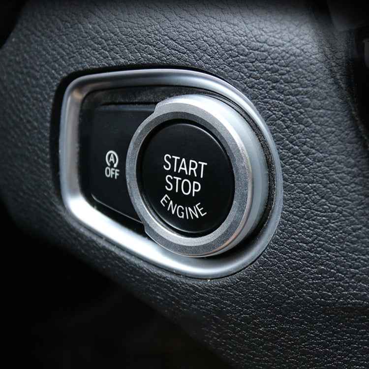 Car Engine Start Key Push Button Ring Trim Aluminum Alloy Sticker Decoration for BMW
