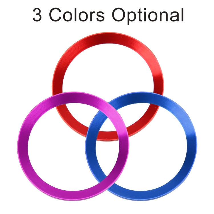 Car Engine Start Key Push Button Ring Trim Aluminum Alloy Sticker Decoration for Volkswagen