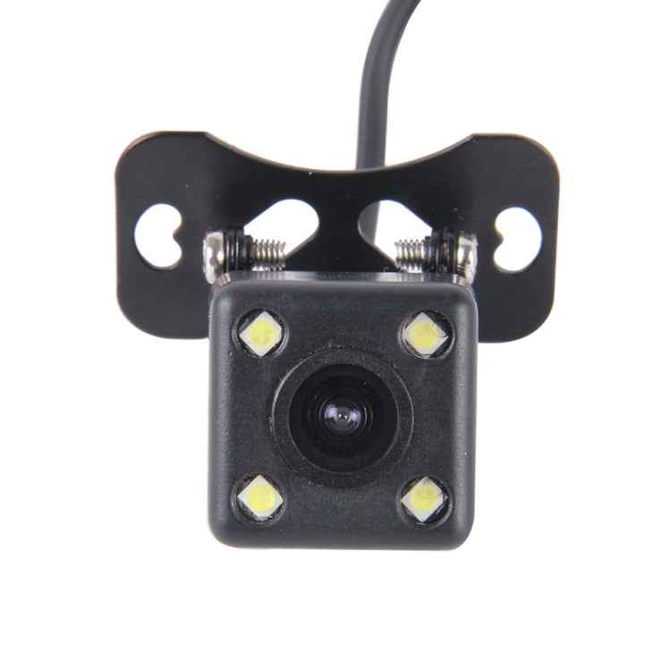 628 x 582 Effective Pixel PAL 50Hz Waterproof Universal Car Rear View Backup Camera With 4 LED Lamp, DC 12V, Wire Length: 4m
