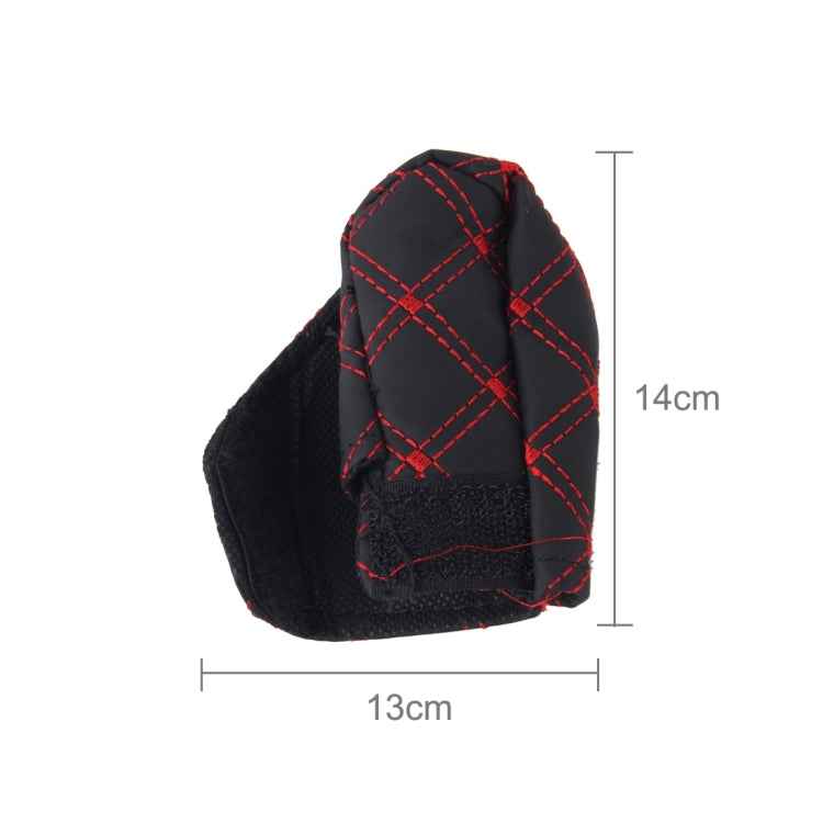 3 PCS Car Hand Brake Cover Shift Knob Gear Stick Cushion Sets Rear View Mirror Sets Cover Car Accessory Interior Decoration Pad