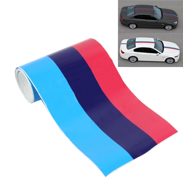 5m Car Plastic Wrap Sticker Decal Film, French Flag, Strip Line Style