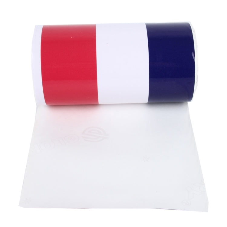 5m Car Plastic Wrap Sticker Decal Film, French Flag, Strip Line Style