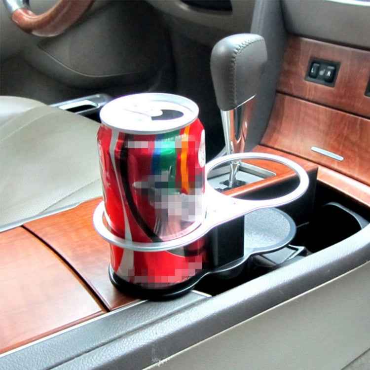 SHUNWEI SD-1021 Auto Car Truck Mount Dual Hole Drink Can Drinking Bottle Cup Holder Stand