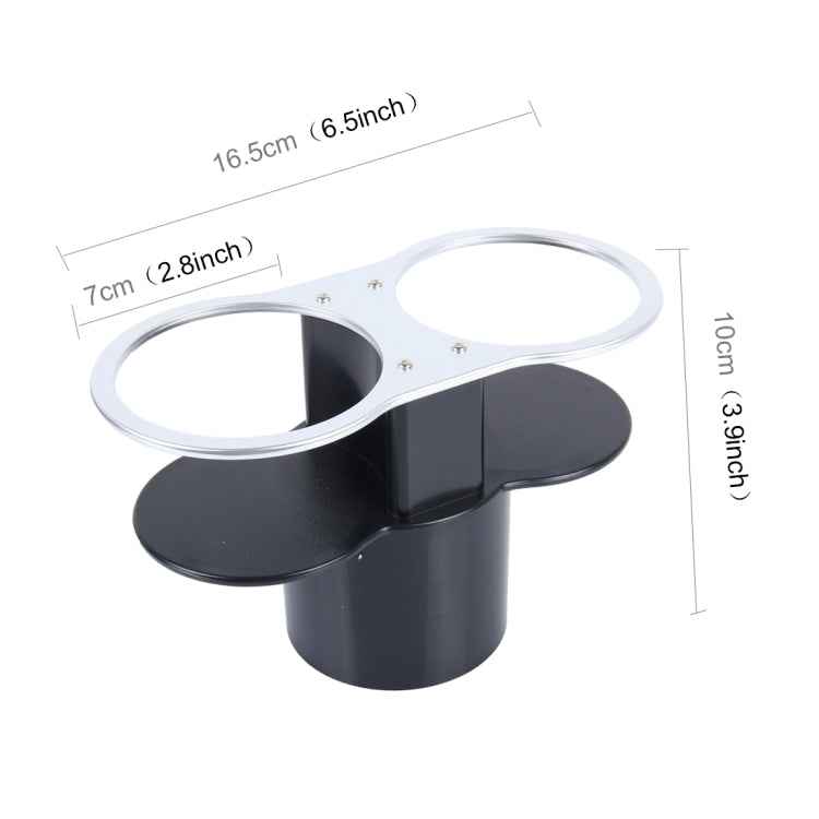 SHUNWEI SD-1021 Auto Car Truck Mount Dual Hole Drink Can Drinking Bottle Cup Holder Stand