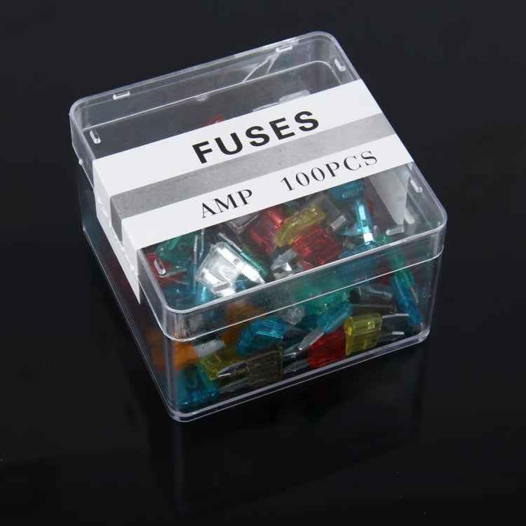 100 PCS 5Amp 7.5Amp 10Amp 15Amp 20Amp 25Amp 30Amp Add-a-circuit Fuse Tap Adapter Blade Fuse Holder(Medium Size)