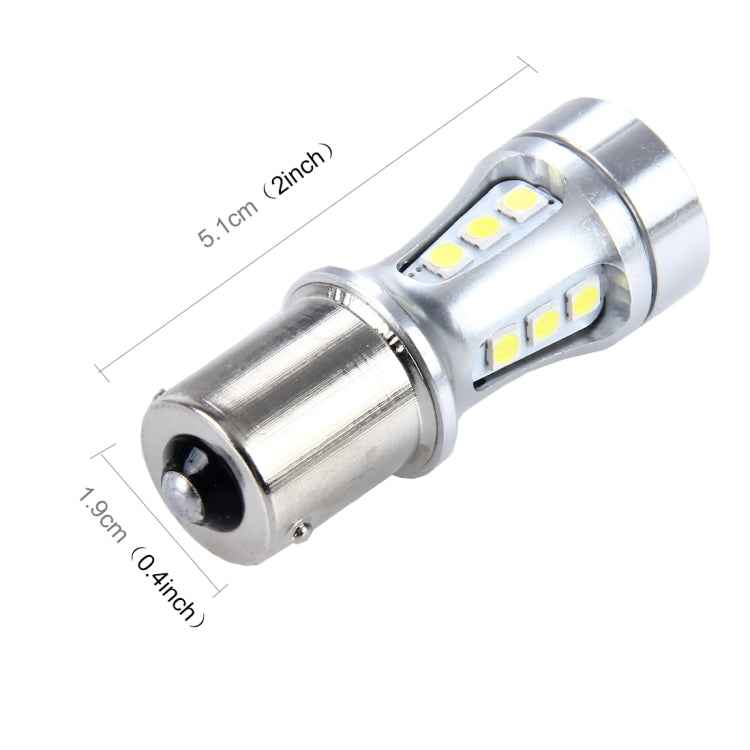 2 PCS 1156/BA15S 10W 1000LM 6500K 18 SMD-3030 LED Car Brake Lights Turn Light, DC 12V