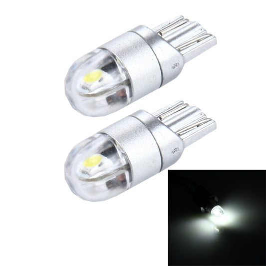 2 PCS T10 2W 2 SMD-3030 LED Car Clearance Lights Lamp, DC 12V, 2 SMD-3030 LEDs, 2 SMD-3030