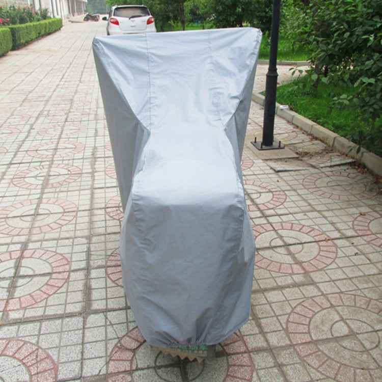 Outdoor Universal Anti-Dust Sunproof Waterproof Electric Bike Without Rear Box Aluminum Film Flocking Cover with Warning Strips, Fits Bike up to 2m(78 Inches) In Length, XL Size: 203x89x122cm