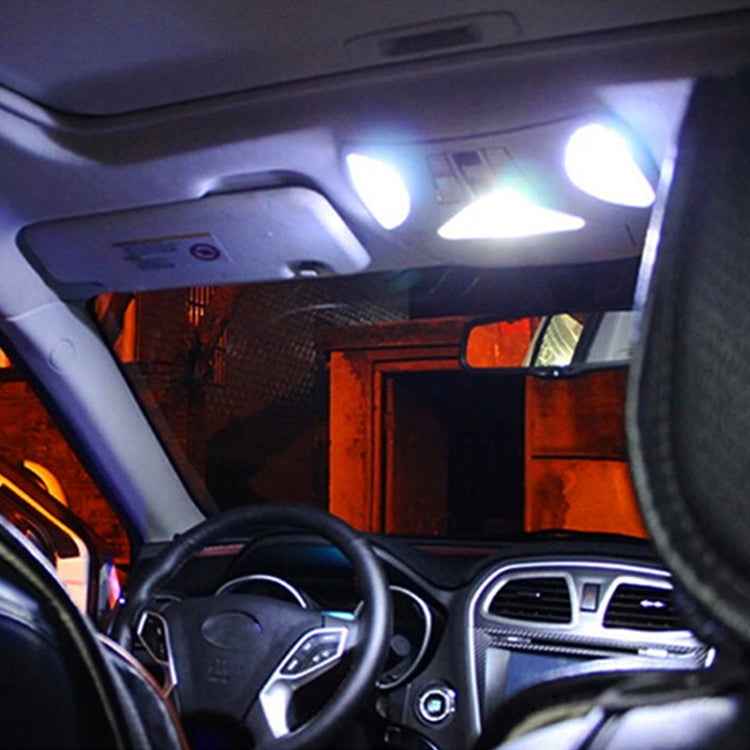 2 PCS 2W 100 LM 6000K 31MM 4 SMD-7020 LEDs Bicuspid Port Decoding Car Dome Lamp LED Reading Light, DC 12V