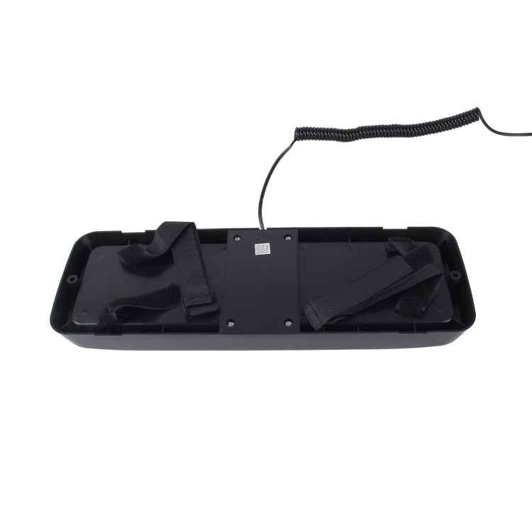 High qulaity DC 12V,9W LED Waterproof Car Sunshade Red Light And Blue Light Warning Lights Strobe Emergency Lights Flashing Light with 12 Kinds Flash Patterns