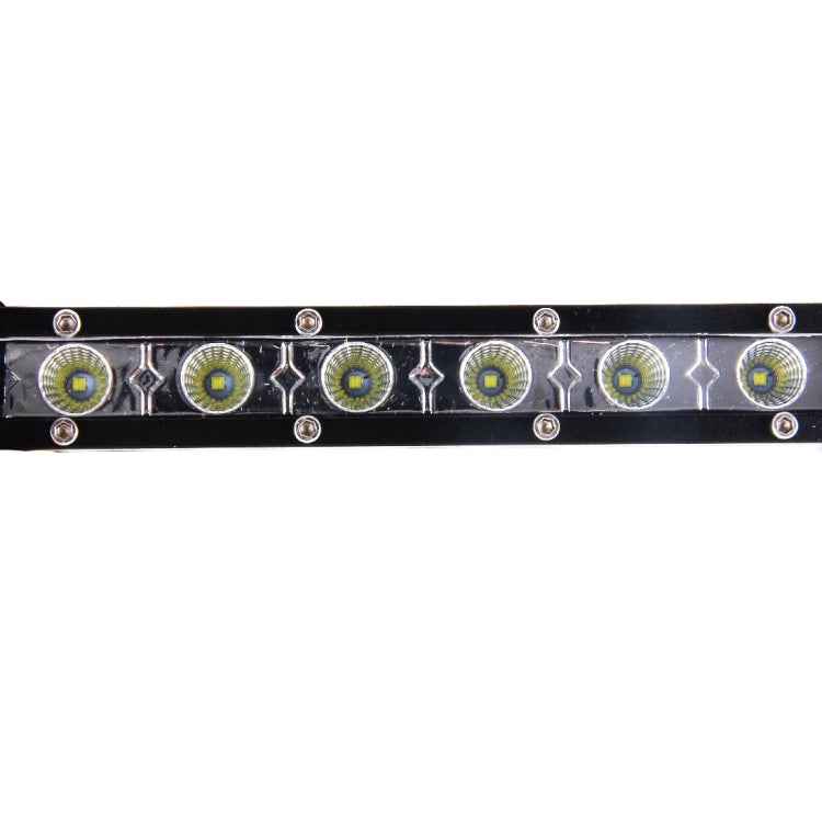 DC 10-30V 18W 2300LM 6500K Waterproof Vehicle Car Boat Marine External Work Lights Emergency Lights 60 Degrees Adjustable Flood Light LED Car Bulbs with 6 Intense CREE LED Lights